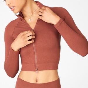 Kinsley Simple Cropped Seamless Jacket